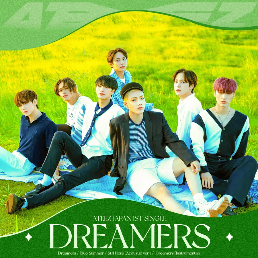 Pochette de l’album Dreamers de ATEEZ