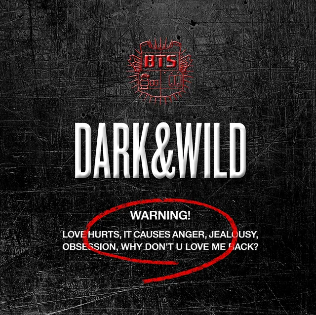 Pochette de l’album Dark & Wild de BTS