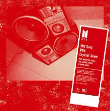 Pochette de l’album MIC Drop / DNA / Crystal Snow de BTS