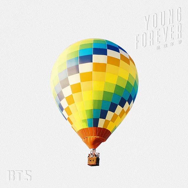 Pochette de l’album Young Forever de BTS