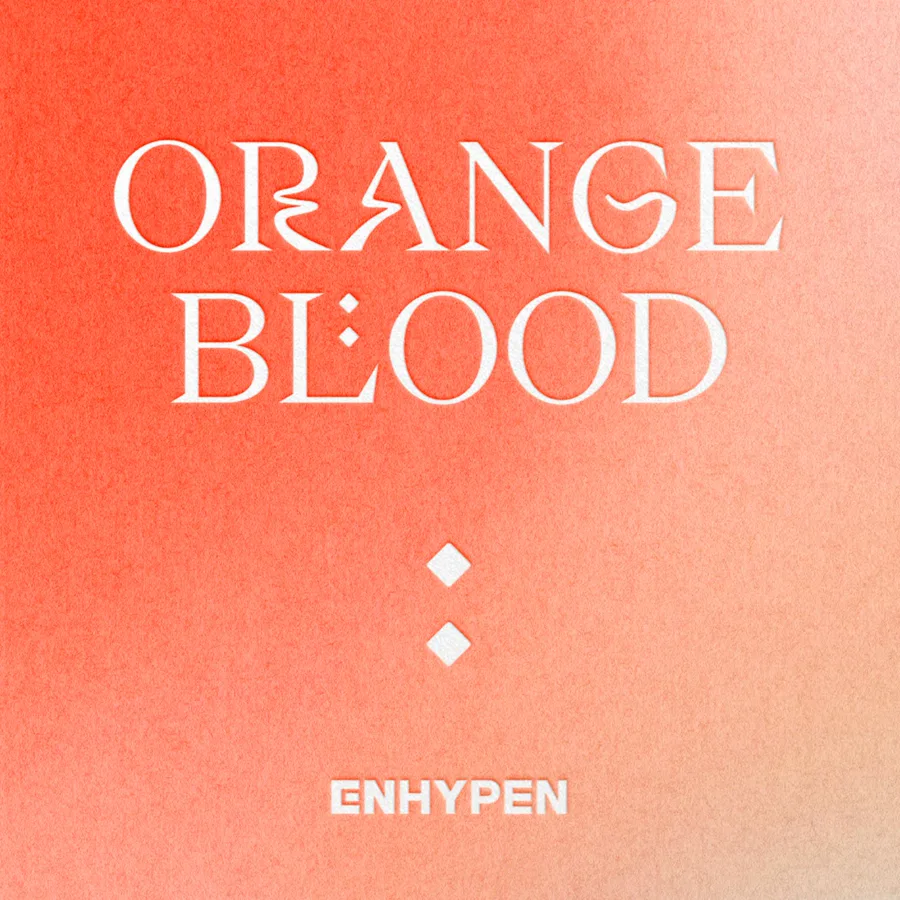 Pochette de l’album ORANGE BLOOD de ENHYPEN