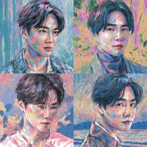 Pochette de l’album Self-Portrait de EXO