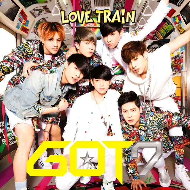 Pochette de l’album LOVE TRAIN de GOT7