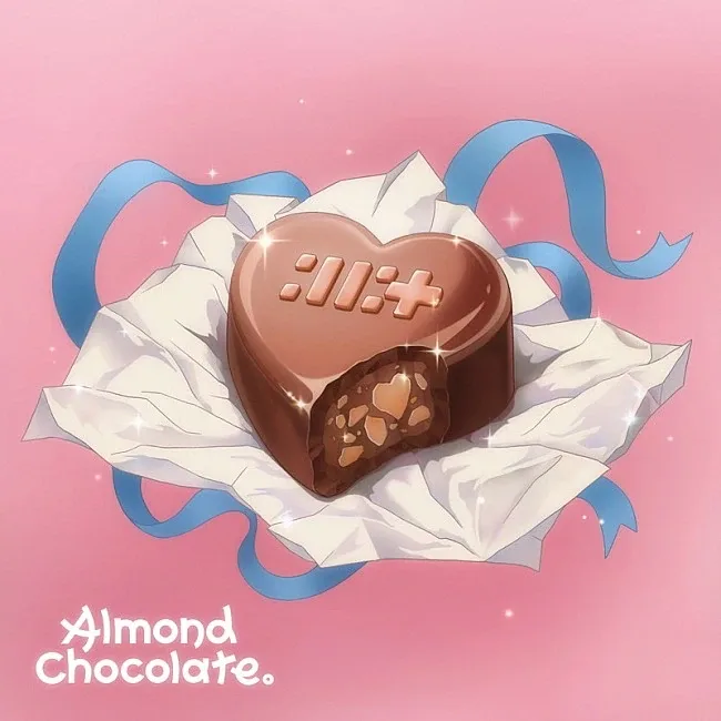 Pochette de l’album Almond Chocolate de ILLIT