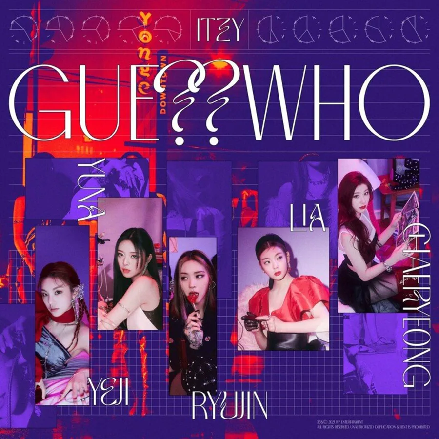 Pochette de l’album GUESS WHO de ITZY