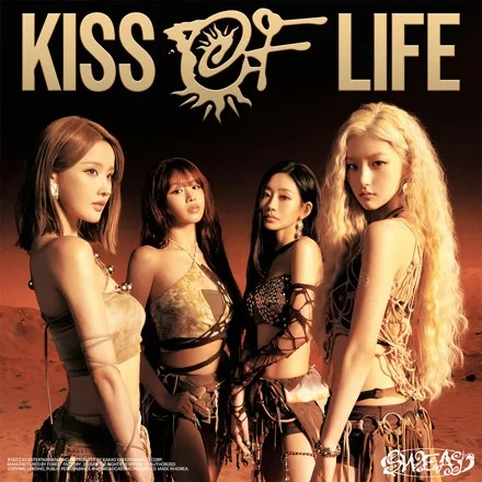 Pochette de l’album SWEAT de KISS OF LIFE