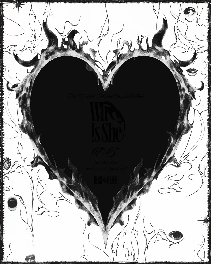 Pochette de l’album Who Is She de KISS OF LIFE