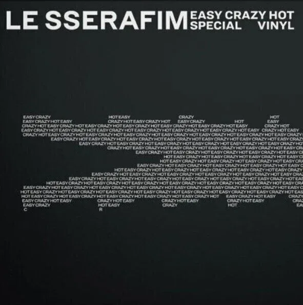 Pochette de l’album EASY-CRAZY-HOT de LE SSERAFIM