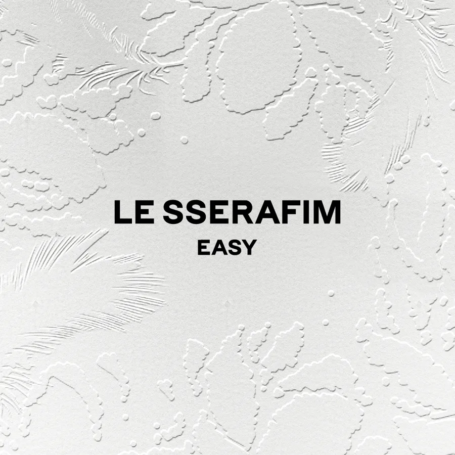 Pochette de l’album EASY de LE SSERAFIM