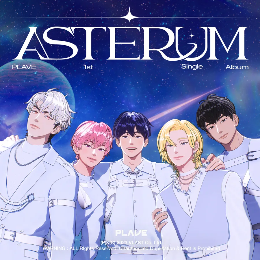 Pochette de l’album Asterum de PLAVE