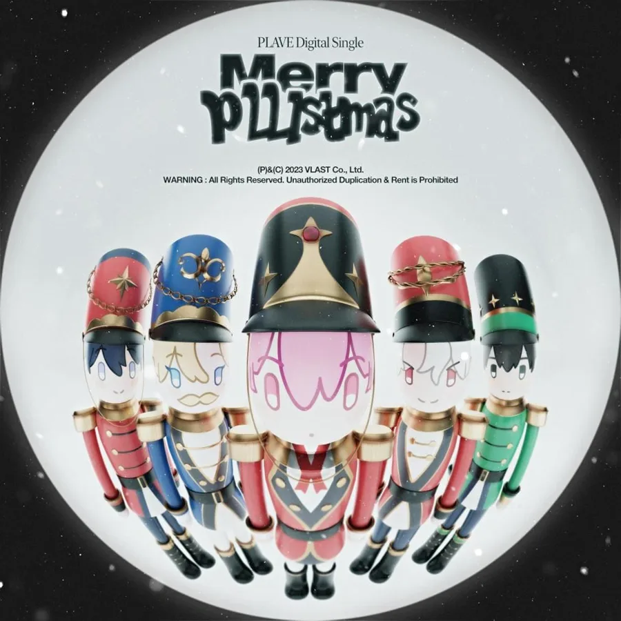 Pochette de l’album Merry Pllistmas de PLAVE