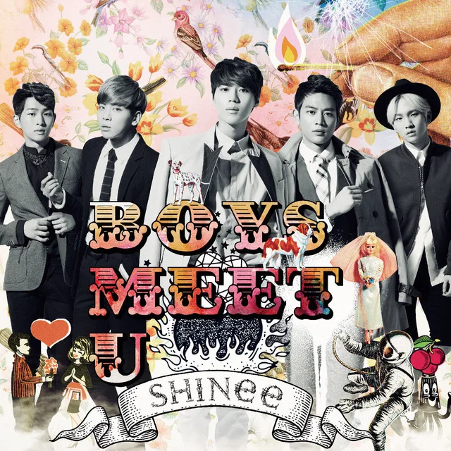 Pochette de l’album Boys Meet U de SHINee