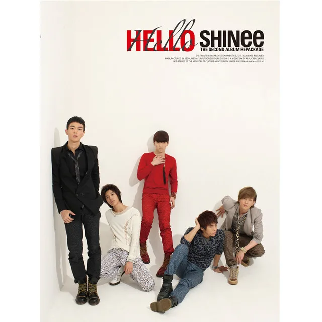 Pochette de l’album Hello - SHINee The 2nd Album Repackage de SHINee