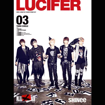 Pochette de l’album LUCIFER de SHINee