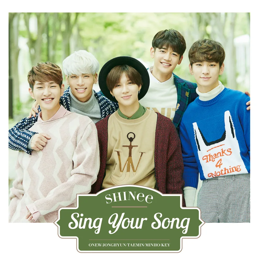 Pochette de l’album Sing Your Song de SHINee