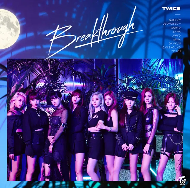 Pochette de l’album Breakthrough de TWICE