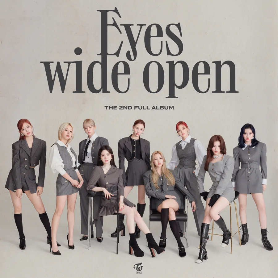 Pochette de l’album Eyes Wide Open de TWICE