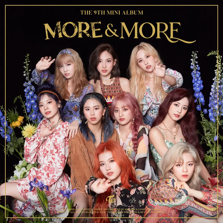 Pochette de l’album MORE & MORE de TWICE