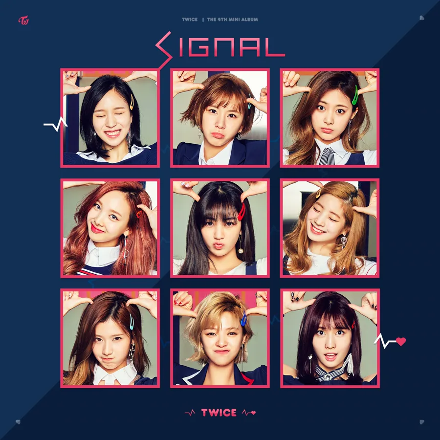 Pochette de l’album SIGNAL de TWICE