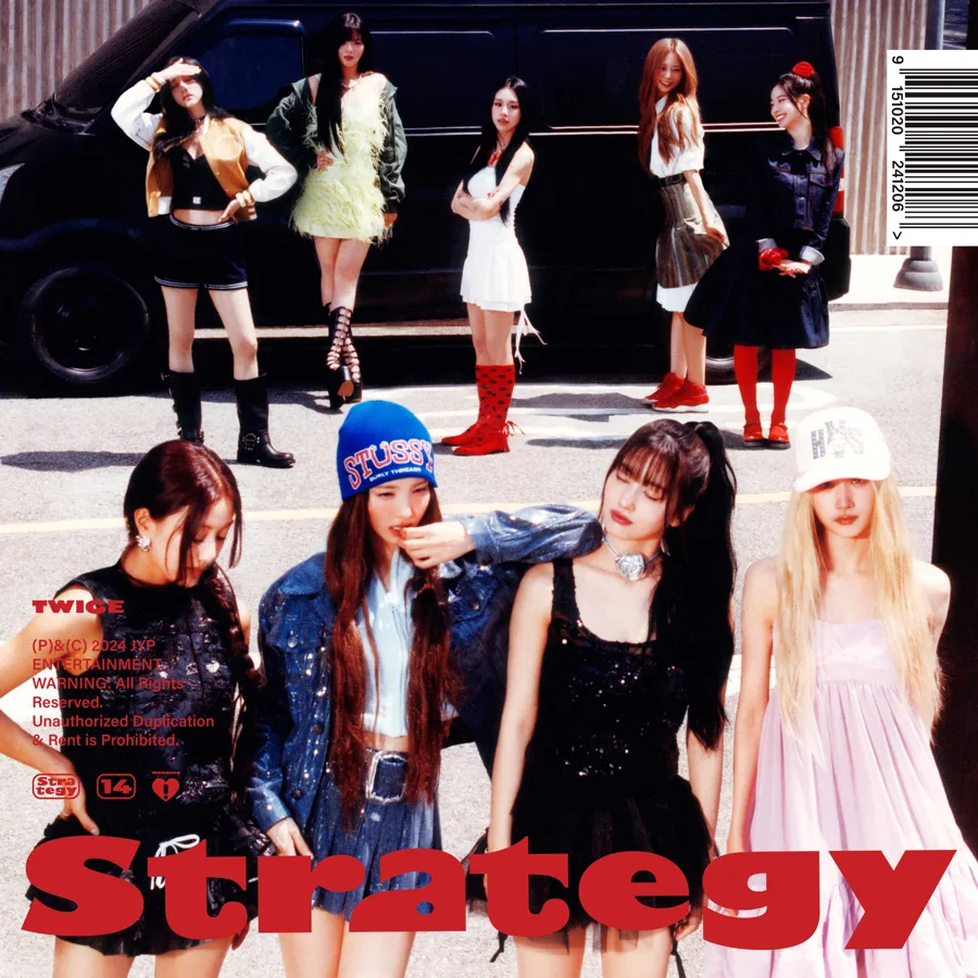 Pochette de l’album STRATEGY de TWICE
