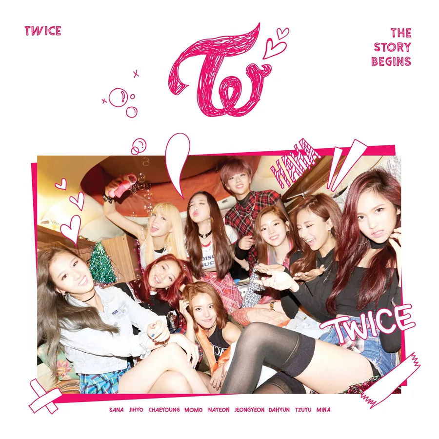 Pochette de l’album The Story Begins de TWICE