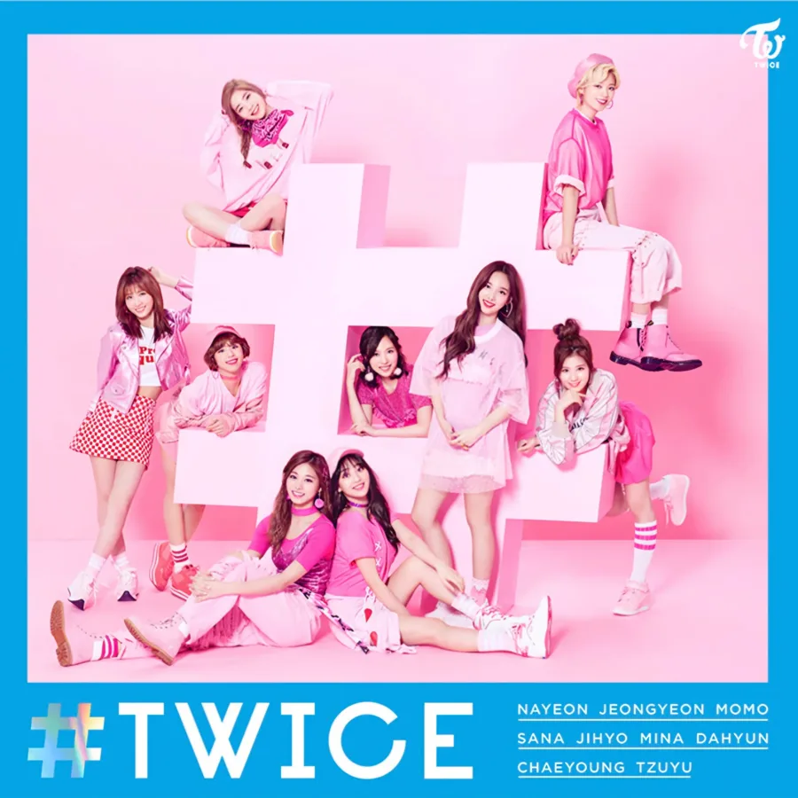 Pochette de l’album #TWICE de TWICE
