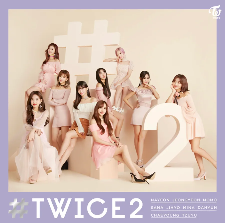 Pochette de l’album #TWICE2 de TWICE
