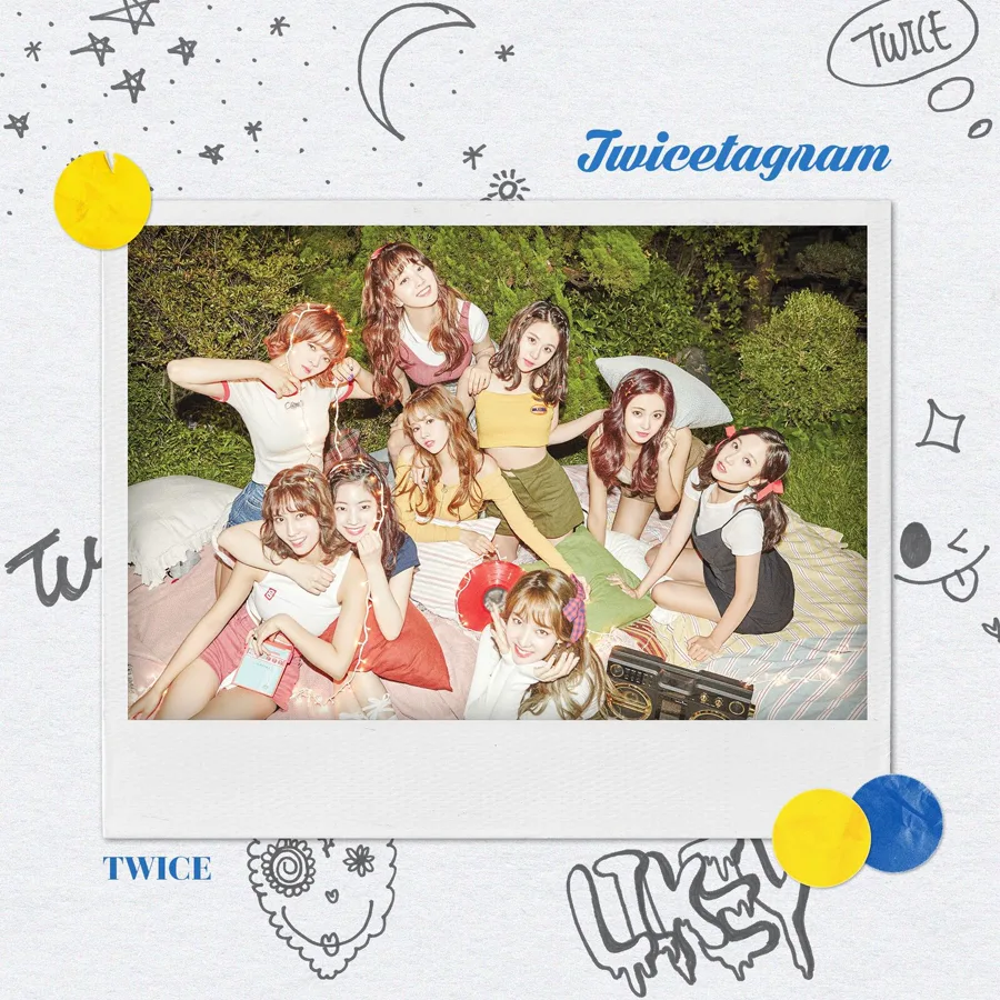 Pochette de l’album Twicetagram de TWICE