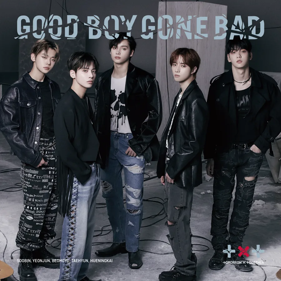 Pochette de l’album GOOD BOY GONE BAD de TXT